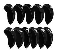 11 Pack Neoprene Golf Iron Covers 11pcs/10pcs Golf Club Head Covers Compatible with All Brands Titleist, Callaway, Taylormade