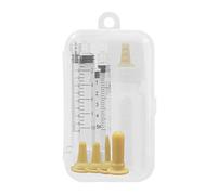 11-Pack Pet Nursing Kit Nursing Bottle Nipple Syringes Feeder Feeding Bottles For Newborn Kitten Small Animals