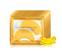 11 Pair Crystal Collagen 24k Gold Under Eye Gel Pad Face Mask Anti Aging Wrinkle Gel Under Eye Patches, Vegan Cruelty-Free Self Care Self Spa Under eye patches