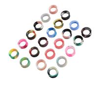 11 Pair Silicone Ear Gauges Mixed Color 16mm Soft Earring Tunnels Plug for Piercing, Silica Gel, No Gemstone