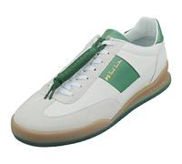 (11) Paul Smith Dover Mens Casual Trainers in White Green