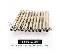(11 pcs) 7/9/11Pcs Black Sakura Pigma Micron Pen Waterproof