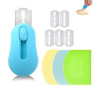 11 Pcs Bread Making Accessories, 3 Pcs Bread Lame and a Dough Scraper with 5 Pieces Blade, Dough Cutter Kitchen Scraper, Sourdough Scoring Blade Breads Lame Doughs Scoring Tool Replaceable Blades