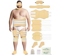11 PCS Castor Oil Pack Wrap Kit for Men and Woman Plus Size, Organic Castor Oil Wrap Pad for Eyes Neck Stomach Waist Knees Legs Feet Entire Body Reusable Flannel Cotton Wraps Machine Washable