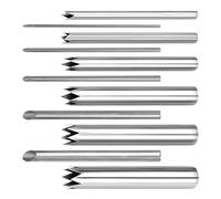 11 Pcs Clay Hole Cutters Stainless Steel, Circular Flower Round Hole Pottery, Pottery Clay Ceramic Tools for Perforating, Engraving, Scraping and Scribing Ceramic Clays