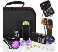 11 Pcs Equipment Kit Include Ghost Radio, Voice Recorder, UV Flashlight 2 LED Light Up Cat Balls Et