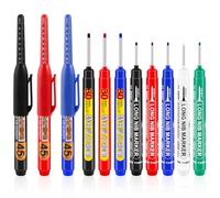 11 pcs Long Head Deep Hole Marker Pens 45/30/20mm Long Nib Marker Pen