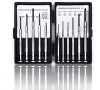 11 Pcs Mini Screwdriver Set, Eyeglass Repair Precision Screwdriver for Laptop, Switch, PS4, Xbox, MacBook, iPhone, Ring Doorbell, Watch, Glasses, etc