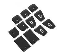 11 Pcs Power Window Switch Stickers for Modle Y 2017 to 2021, Interior Door Armrest Window Lifting Switch Button Trim, Car Interior Button Repair Stickers Kit