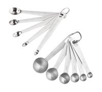 11 Pcs Stainless Steel Measuring Spoons Spice Teaspoon Liquid Ingredients Measuring Spoons Baking Cooking Measuring Spoon Small Tablespoon Scoops for Dry Goods