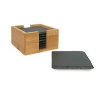 11-piece coaster set with chalk pens drinks bottles glasses coasters