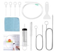 11-Piece Fridge Cleaning Set, Fridge Discharge Excavator, Fridge Discharge Excavator and Cleaning Kit, Fridge Excavator Set for Household Cleaning of the Fridge, Kitchen