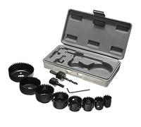 11 Piece Hole Saw Sets 19mm to 64mm Circular Drill Bit Includes Mandrels Holesaw Set Hole Drill bit Cutters Set for Wood Metal Plastic