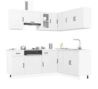 11 Piece Kitchen Cabinet Set Kalmar Engineered Wood