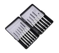 11-Piece Mini Precision Screwdriver Set, Non-Magnetic Flathead & Phillips Bits, Pocket-Size Repair Tool Kit with Case for Glasses, Watches, Phone, Ring Doorbell, Toys, Computers & Jewellery