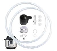 11-piece Pressure Cooker Sealing for Ring Silicone for Set Release Valve Parts Float Valve Gasket - Food-Grade for Plastic Metal Replacement and Steam Domestic Pressure Cookers