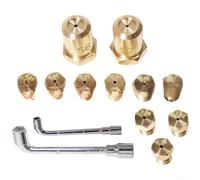 11 Piece Propane Conversion Kit for LP4 LP5 For Dryer with Copper Nozzles and Hex Wrenches Compatible with For Dryer Models