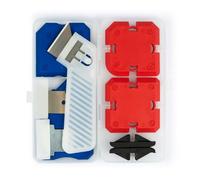 11- Piece Silicone and Grouting Tool Set, Sealant Caulking Removal Grout Finishing Kit with Storage Box, Profiling Tools for Bathroom Tiles, Kitchen and Windows