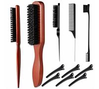 11-Piece Sl rush Set with Anti-Static Technology & Deep Massage - PerfectSl raid Brush for Everyday Use in the Office