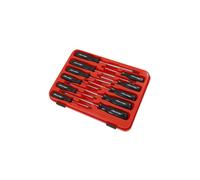 Neilsen CT1782-11pc Diamond Tipped Tamper Proof Star Screwdriver Set S2 Steel with T6-T40 Sizes for Automotive and DIY Applications