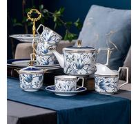 11 piece tea set tea cup and saucer gift set bone china tea set wedding tea set ceramic coffee cup set tea cup and saucer