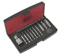 11 Piece Trx-Star Fitting Extractor Set - 1/4" Quick Chuck Shank - Screw Removal