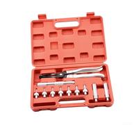 11 Piece Valve Seal Service Tool Kit Including Oil Seal Pliers Two Driving Sockets Seven Adapters and Drive Handle