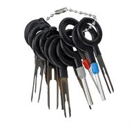 11 Pieces Car Terminal Removal Tool Kit for Wire Connector Pin Extraction Puller with Aluminum Alloy Material for Automotive Wire Harness Servicing