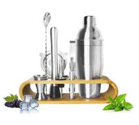 11 Pieces Cocktail Shaker BAR Set 700ml Stainless Steel Bartender
