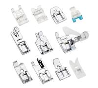 11 Pieces Sewing Machine Presser Foot Set Presser Feet Feet Sewing Machine Spare Parts Sewing Machine Accessories for Universal Sewing Machine Home Sewing Machine