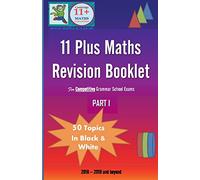 11+ Plus Maths Revision (Card) Booklet: For Competitive Grammar School Exams