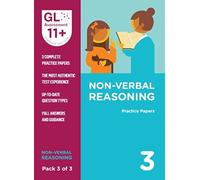 11+ Practice Papers Non-Verbal Reasoning Pack 3 (Multiple Choice)