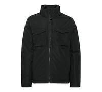 11 Project PRDeke Men's Transition Jacket Men's Jacket Short Winter Jacket with Stand-Up Collar and Pockets Heavily Lined Regular Fit, Black (194007), L