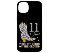 11 & Proud With My Boots On The Ground 11 Years Old Birthday Case for iPhone 14 Plus
