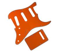 11 Screw Holes Guitar Pickguard With Back Plate Suit For For ST Standard SSS Electric Guitar Scratch Plate Guitar Replacement Pickguard (Color : 14)