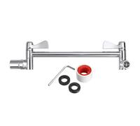 11" Solid Brass Height & Angle Adjustable Extension Shower Wall Arm Bathroom