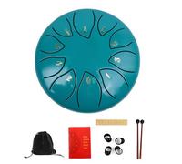 11 Tone Small Steel Tongue Drum Percussions Instrument Handpans Ethereal for Meditations Concert Ethereal Drum Percussions Instrument with Drumstick for Meditations