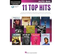 11 Top Hits for Alto Sax. Instrumental Play-Along. Book/Audio-Online