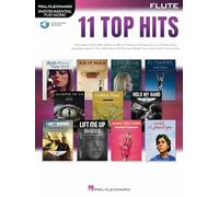 11 Top Hits for Flute: Instrumental Play-Along - BOOK NEW Ferrer, Carles 01/10/2