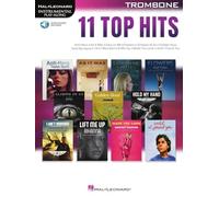 11 Top Hits for Trombone: Instrumental Play-Along Paperback Book
