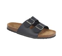(11 UK, Black) Brave Soul Mens Double Strap Sandals