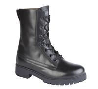 Grafters M9666A Unisex Leather Assault Boots Black