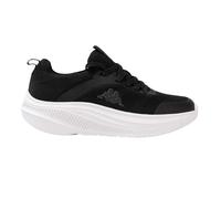 (11 UK, Black/White) Kappa Mens Prati Knitted Platform Trainers