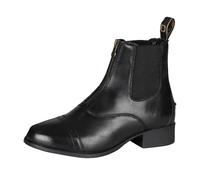 (11 UK Child, Black) Dublin Childrens/Kids Foundation II Leather Zip Jodhpur Boots