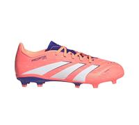 (11 UK Child, Orange/White) Adidas Childrens/Kids Predator League Firm Ground Football Boots