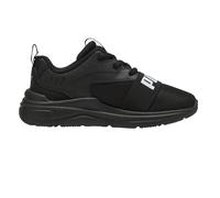 (11 UK Child, Triple Black) Puma Childrens/Kids Wired Run Softride Trainers