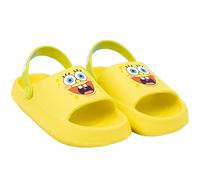 (11 UK Child, Yellow) SpongeBob SquarePants Childrens/Kids Character Sliders