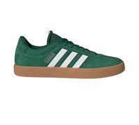 (11 UK, Dark Green/Light Gum) Adidas Mens VL Court 3.0 3 Stripes Leather Shoes