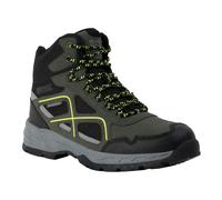 (11 UK, Dark Khaki/Lime Punch) Regatta Mens Vendeavour Walking Boots
