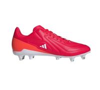 (11 UK, Red/White/Orange) Adidas Mens RS15 Elite Soft Ground Rugby Boots